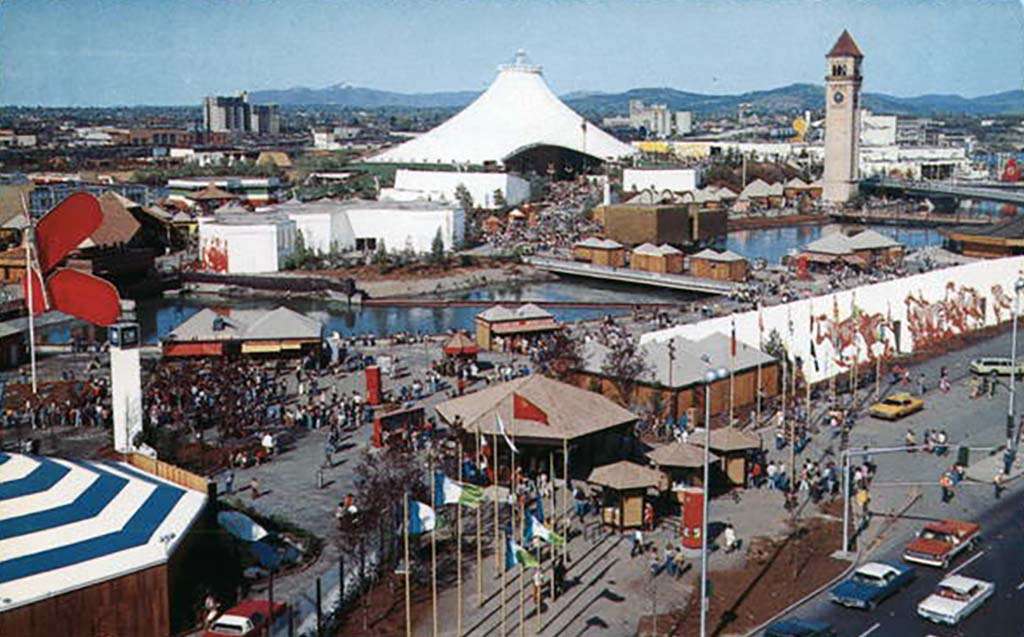 Main Entrance to Expo '74 Spokane, WA